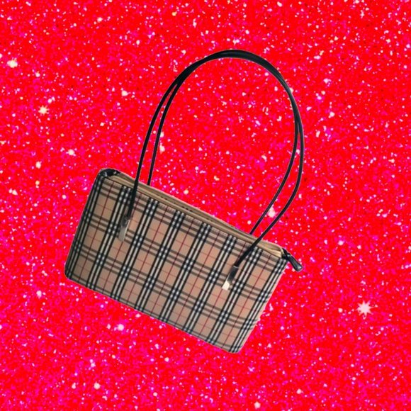 Vintage 90's Streetwear Plaid Shoulder Bag Unbranded - Picture 5 of 5